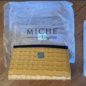 Miche Virginia Croc-Embossed Yellow Bag
